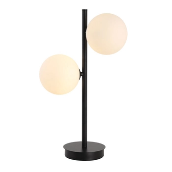 Czarna stojąca lampka Dorado LP-002/2T Light Prestige szklane kule gabinetowe