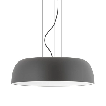 Wisząca lampa Satellite 11232 Nowodvorski ciemna kopuła jedwabisty grafit biała