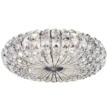 Plafon lampa sufitowa Broche DIA902-04-N crystal srebrny