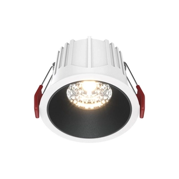 Oczko wpuszczane Alfa DL043-01-15W4K-D-RD-WB LED 15W 4000K biały czarny