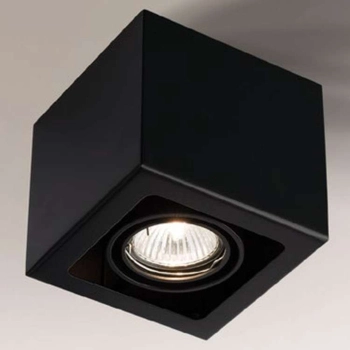 LAMPA sufitowa AWA 1135 Shilo natynkowa OPRAWA reflektorowa DOWNLIGHT czarny