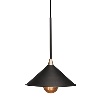 Lampa wisząca metalowa Merto 5065 Shilo trójkątne abażur czarny