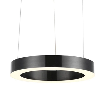 Powieszana lampa Circle ST-8848-40 black Step LED 22W 3000K ring tytanowa