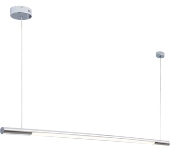 LAMPA wisząca ORGANIC P0355 Maxlight belka liniowa OPRAWA metalowy ZWIS listwa LED 16W 3000K podłużna chrom