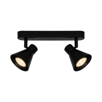 Metalowa lampa sufitowa Eik 45770103 regulowane reflektorki czarny