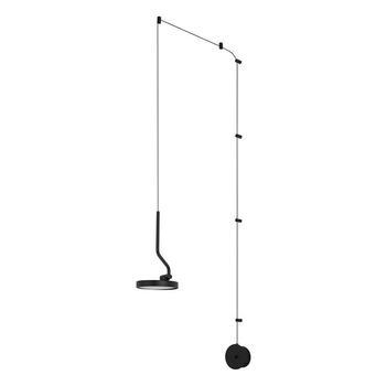 Nowoczesna ledowa lampa wisząca Flat MSE010100384 Moosee 10W 3000K czarna