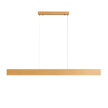 Drewniana lampa wisząca Vanguard ABR-LLV-30CCT-120-D LED 30W 2800-5000K biała