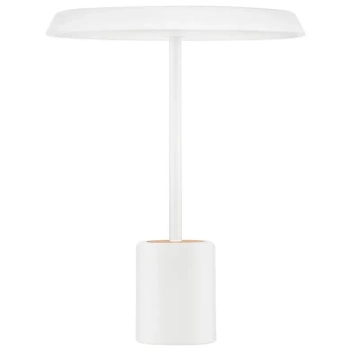 Lampka nocna do sypialni FOVENTO LE45444 LED 17W 3000K grzybek biały