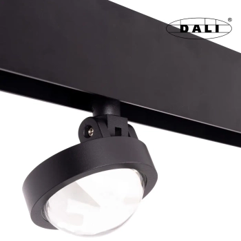 Regulowana lampa magnetyczna do systemu Dali M0018d  LED 8W 3000K czarny