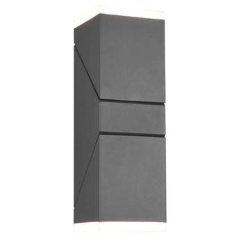 Kinkiet ścienny do holu HADOR DL242270660 Trio LED 7W 3000K IP54 antracyt