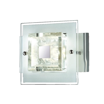 Naścienna lampa na przedpokój Bruna W29532-1A Italux LED 4W 3000K chrom