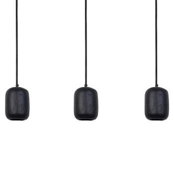 Loftowa lampa wisząca Olo 3 41411 na belce kule czarne