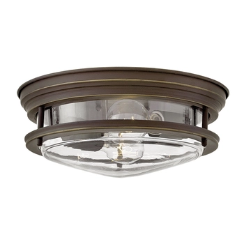 Metalowy plafon QN-HADRIAN-FS-OZ-CLEAR olejowany brąz