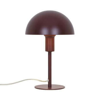 Nocna lampka grzybek Ellen 2213745002 na komodę bordowy