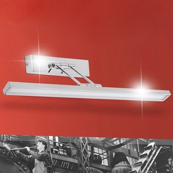 Kinkiet LAMPA ścienna PICTURE SLIM 3908 Rabalux metalowa OPRAWA listwa LED 12W 4000K galeryjka chrom