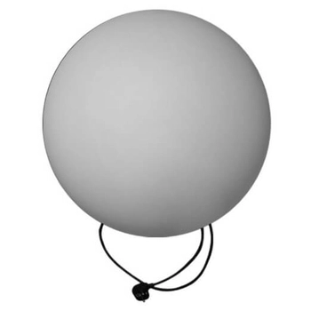 Kulista lampa ogrodowa fi 50 Ball ES-B050 okrągła z wtyczką IP65 biała
