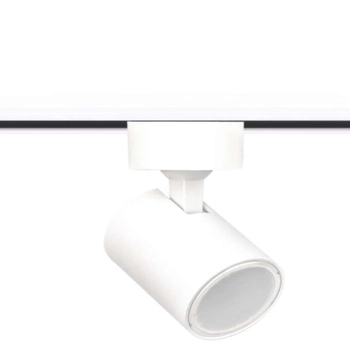 LAMPA sufitowa SNOW LP-731/1R WH Light Prestige metalowa OPRAWA tuba do 1-fazowego systemu szynowego biała