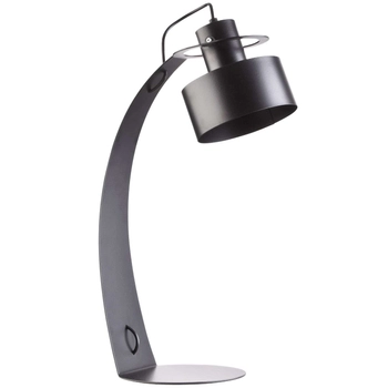 Stojąca LAMPKA biurkowa RIF 50065 Sigma metalowa LAMPA stołowa regulowany reflektorek czarny