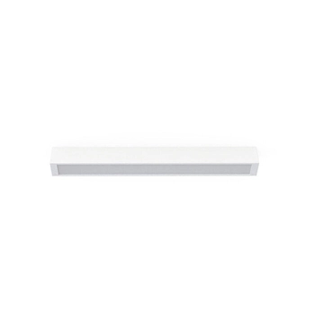 Biały plafon prostokątny STRAIGHT CEILING 7557 natynkowa belka