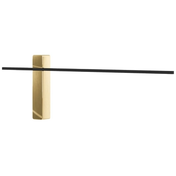 Złoty kinkiet do sypialni Bene Parette ścienna lampa LED 7W