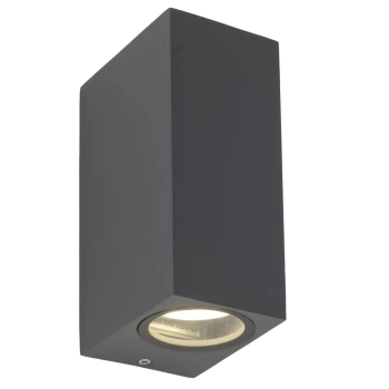 Naścienna lampa zewnętrzna Axis 10970 prostokątna IP44 szary