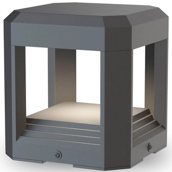 Lampka zewnętrzna Royal Mile O019FL-L13GR3K LED 13W 3000K kostka szara