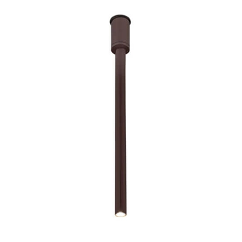 Sufitowa lampa sopel ALHA 9678 Dohar metalowy do biura brązowa