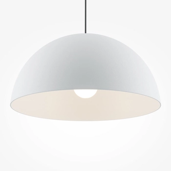 Zwisająca lampa sypialniana Basic colors MOD168PL-01W Maytoni kopuła biały