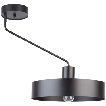 Plafon LAMPA sufitowa JUMBO 31529 Sigma metalowa OPRAWA natynkowa na wysięgniku czarna