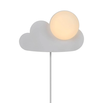 Dziecięcy kinkiet ścienny SKYKU CLOUD 2312971001 chmurka kula biała