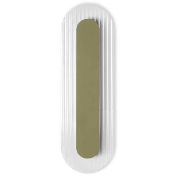 Szklany kinkiet ścienny Riflo RIWB614004 LED 4,8W 4000K oliwkowy biały