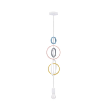 Dziecięca lampa wisząca Hoops pierścienie rings multikolor