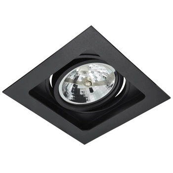 Wpuszczana lampa Sisto AZ2810 square do przedpokoju czarna