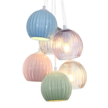 Dziecięcy żyrandol balon Cases PND-94794-6B-MLTI kolorowy