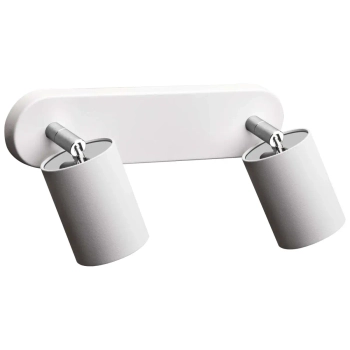 Kinkiet LAMPA ruchoma EYE SPOT 6015 Nowodvorski metalowa OPRAWA ścienna reflektorki regulowane białe