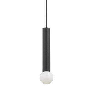 Minimalistyczna lampa wisząca Baton 7852 tuba pokojowa czarna