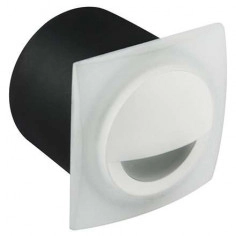 Wpuszczana LAMPA ścienna KAMI LED 3,5W 5700K 03124 Ideus kwadratowa OPRAWA schodowa IP44 biała
