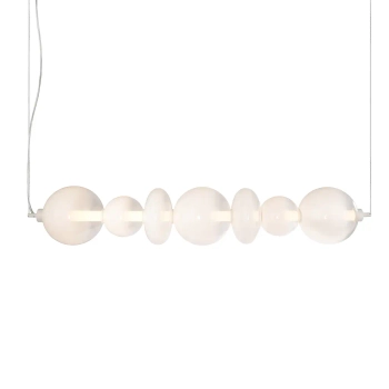 Wisząca lampa do sypialni DAPHNE ML0864 LED 40W 3000K biała złota