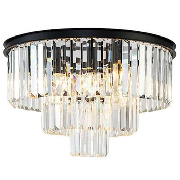 Okrągła lampa sufitowa CGHEREFALL50ROUND glamour stal