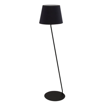 Stojąca lampa abażurowa Lizbona 50228 do gabinetu czarna
