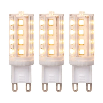 Żarówki 3 szt. kapsułki G9 49095/12/31 LED 3,5W 2700K 350LM białe