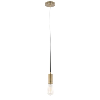 Kabel wiszący MODERNA DS-M-038 ANTIQUE BRASS Italux metalowa OPRAWKA industrialny ZWIS przewód antyczny brąz