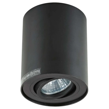 Sufitowa lampa nastropowa Rondoc downlight natynkowy czarny