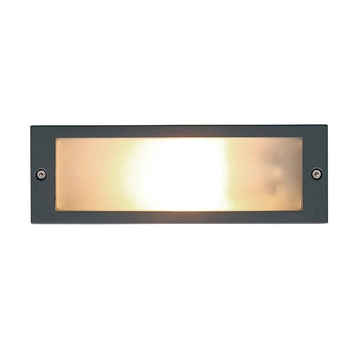 Grafitowy wpust INA 4907 prostokątna lampa zewnętrzna do ogrodu