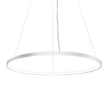 Nowoczesna lampa wisząca Agari LED 38W 3000K do pokoju biała