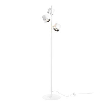 Stojąca lampa podłogowa Bot 1046A nowoczesne reflektorki metalowe białe