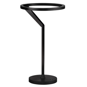 Stołowa lampka ring ZUDANEZ LE44778 LED 16W 3000K metalowa czarna