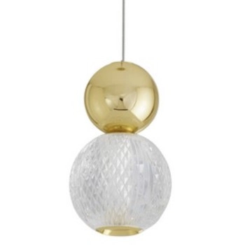 Wisząca lampa nowoczesna Ponce LED 4W 3200K balls złota crystal