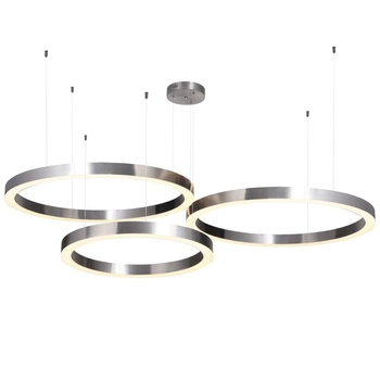 Podwieszane pierścienie Circle ST-8848-60+80+80 NIKIEL Step LED 112W 3000K nikiel