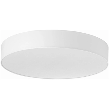 Lampa sufitowa kuchenna Rondo 2443 TK Lighting okrągła z tkaniny biała
